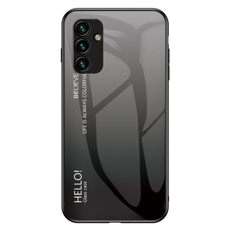 For Samsung Galaxy A34 5G Gradient Color Drop-proof Phone Case Tempered Glass PC TPU Protective Case For Samsung Galaxy A34 5G Gradient Color Drop-proof Phone Case Tempered Glass PC TPU Protective Case